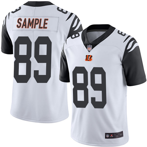 Cincinnati Bengals Limited White Men Drew Sample Jersey NFL Footballl #89 Rush Vapor Untouchable->cincinnati bengals->NFL Jersey